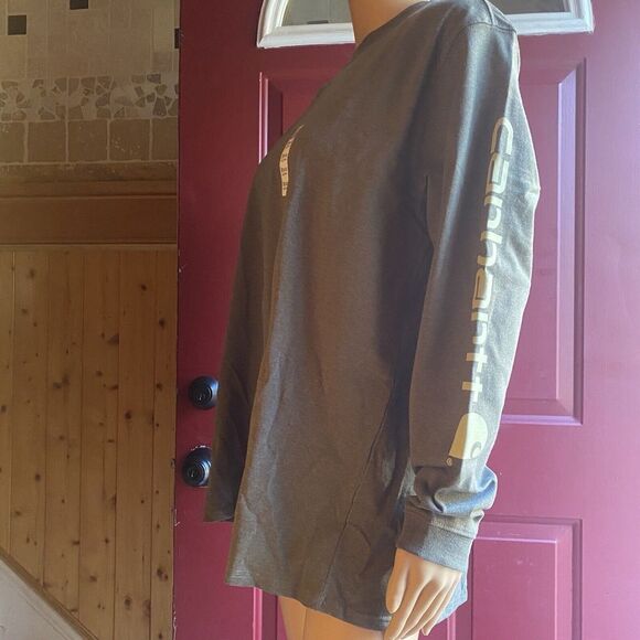 Carhartt Women’s Loose Fit Heavyweight Long Sleeve T Shirt Cotton size 1X NEW - Picture 15 of 16